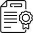 Pictogram - document of certificaat.